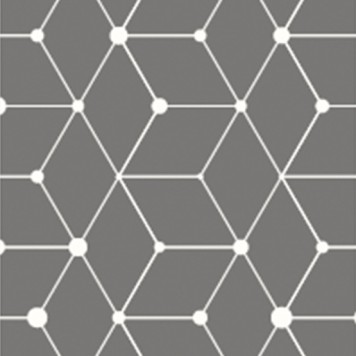 Dalles acoustiques Zinc avec motif cube 2D