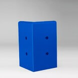 Angle externe pour Plinthe Polyéthylène bleue