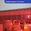 Rideau standard rouge transparent sur mesure 2