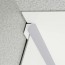 Congé d'angle interne gris echo pour plaques PVC épaisseur 2-3 mm en situation
