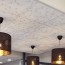 Dalles acoustiques et déco blanches avec motif ombelle dune doré