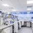 dalle faux plafond blanche laboratoire