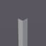 Corniere PVC gris metal 40 x 40 mm (589)
