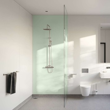 Panneau mural décoratif intérieur PVC Satiné Vert "Serenity" Altro Whiterock Satins pour salle de bains