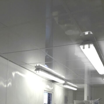 Faux-plafond à ossature apparente 60 x 60
