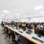 dalle faux plafond blanche open space