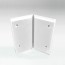 Angle interne pour plinthe Polyéthylène blanche