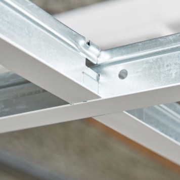 Profilé porteur blanc universel T24 longueur 3,60 m
