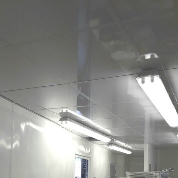 Faux-plafond à ossature apparente 60 x 60