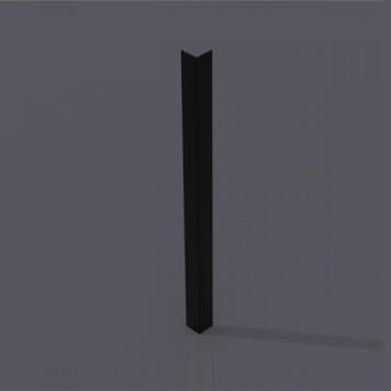 Corniere PVC 30x30 noire