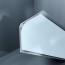 Congé d'angle interne PVC bleu dragée clarity 30 mm x 30 mm en 2 parties Altro pour habillage angle panneaux muraux épaisseur 2,5 mm