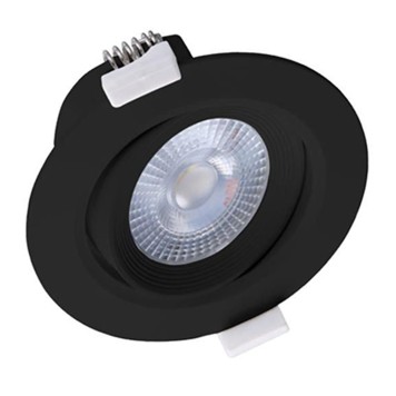 Spot LED SMD orientable noir 5W - 380 lm - 4000 K - IP20