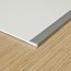 profilé de départ et d'arrêt en aluminium avec plaque