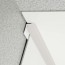 Congé d'angle interne beige gris silk pour plaques PVC épaisseur 2-3 mm en situation