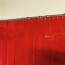 Rideau standard orange opaque recouvrement 100%