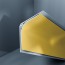 Congé d'angle interne PVC jaune honeydew 30 mm x 30 mm en 2 parties Altro pour habillage angle panneaux muraux épaisseur 2,5 mm