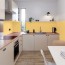Panneau mural décoratif intérieur PVC Satiné Jaune "Honeydew" Altro Whiterock Satins pour salle de bains 3