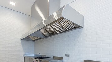 Hotte de cuisine professionnelle