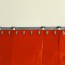 Rideau standard orange opaque recouvrement 50%