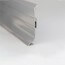 Plinthe PVC à lèvres souple gris foncé