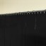 Rideau standard noir opaque recouvrement 50%