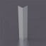 corniere pvc 80 x 80 mm gris metal