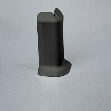 Angle externe gris foncé pour plinthe adhésive étanche