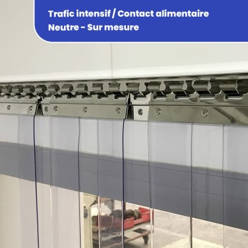 Rideau trafic alimentaire intensif sur mesure 2