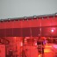 Rideau standard rouge transparent recouvrement 100%