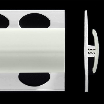 Profilé de jonction blanc vert spa 2 parties pour panneaux muraux ALTRO de 2,5 mm d'épaisseur