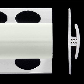 Profilé de jonction blanc vert spa 2 parties pour panneaux muraux ALTRO de 2,5 mm d'épaisseur