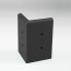 Angle externe pour Plinthe Polyéthylène noire