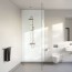 Panneau mural décoratif intérieur PVC Satiné Vert blanc "Seofam" Altro Whiterock Satins pour salle de bain