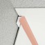 Congé d'angle interne orange clay pour plaques PVC épaisseur 2-3 mm en situation