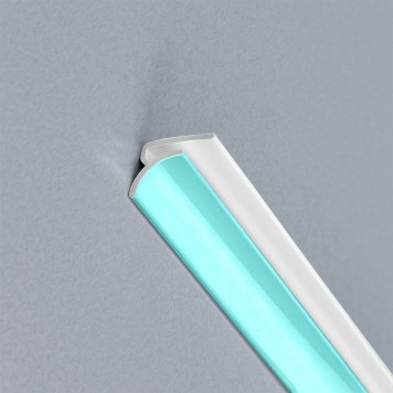 Congé d'angle interne bleu sheer glass pour plaques et revêtements épaisseur 2-3 mm