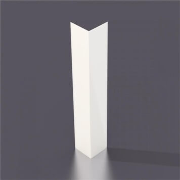 Corniere PVC 80 x 80 mm blanche