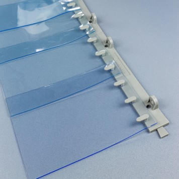 Rideau Grand Froid azuré bleu sur mesure 3
