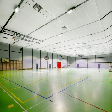 dalle faux plafond givre gymnase