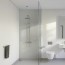 Plaque pvc imitation bois gris nervuré pour salle de bain