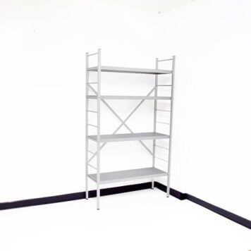 Rayonnage alimentaire aluminium anodisé -Base- Hauteur 1770 mm