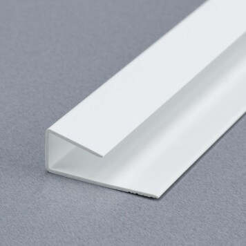 Profilé de départ et d'arrêt blanc pour plaques 8 à 10mm