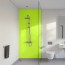 Panneau mural décoratif brillant jaune Altro Whiterock Vert Key Lime pour salle de bain