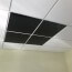 Dalle de faux plafond noire en situation (799)