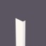 Corniere-PVC-60x20 mm épaisseur 2 mm Blanc 9010