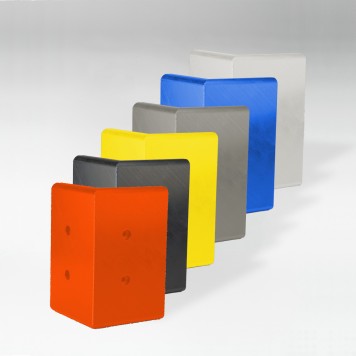 Angle Externe pour Lisse de protection murale Polyéthylène sur mesure