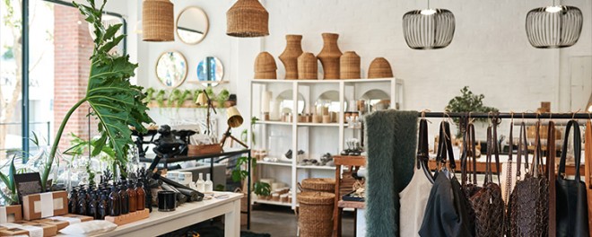 interieur magasin moderne