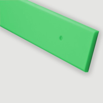 Lisse de protection murale Polyéthylène verte sur mesure