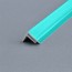 Baguette angle externe bleu sheer glass