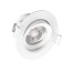 Spot LED SMD orientable blanc 5W - 380 lm - 4000 K - IP20 - diam.90