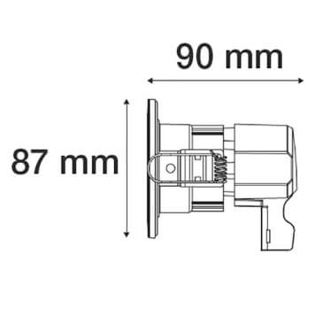Dimensions du spot LED